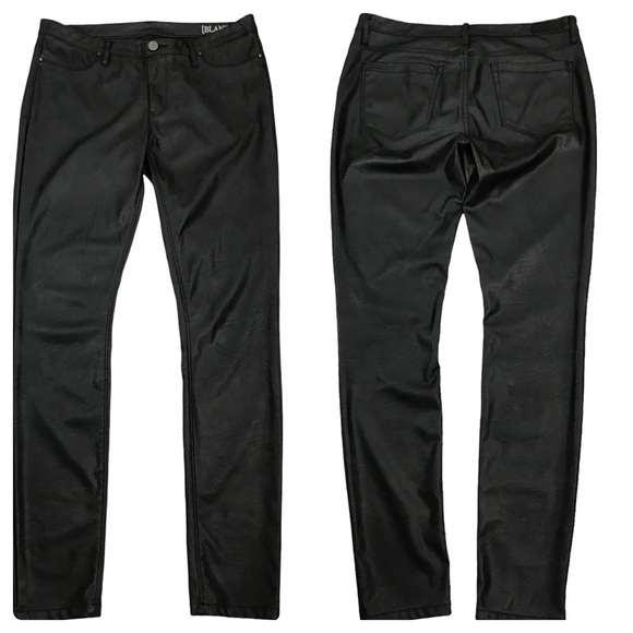 BLANK NYC - Vegan Leather Skinny in Blacked Out - 30 - Picture 2 of 16